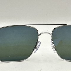 Ray Ban Mens Irregular Aviator Polar Sunglasses RB3663 Black/Green