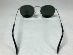 Ray-Ban RB3447 Round Silver Frame Silver Lens Sunglasses