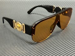 VERSACE VE4391 GB1 7 Black Orange Men’s 48 mm Sunglasses