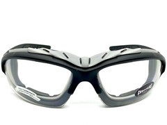 MOTORCYCLE Day Riding Padded Safety Protective SUN GLASSES GOGGLES Clear Lens