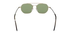 NEW SEAN JOHN SJOS512 SUNGLASSES MENS SHIELD 54-17-150 GOLD 710 FULL-RIM METAL &