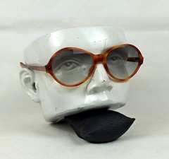 RARE OWL-EYE AMAZING SUNGLASSES VINTAGE FAMOUS FRENCH DESIGN MIDCENTURY 1960s
