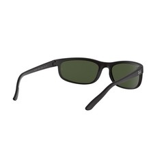 Ray-Ban RB2027 Predator 2 W1847 62mm Matte Black G15 Green Sunglasses Italy