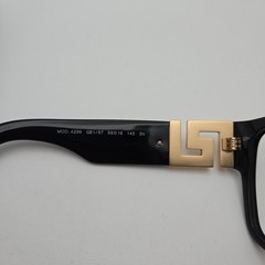 *Frames Only* Versace VE 4296 Sunglasses Black/Gold Frames w/ Case Accessories