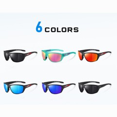 KDEAM Square Polarized Thick Frame Sunglasses Men Women Driving Riding Glasses