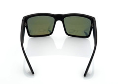 NEW B-Stock Polarized Spy+Optic Cyrus Sunglasses Matte Black Orange Mirror Lens
