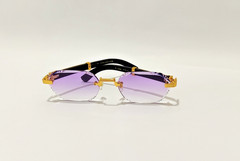 Big C Wires Buffalo Horns Diamond Cut Lenses Wooden Buffs Men’s Women’s Eyewear