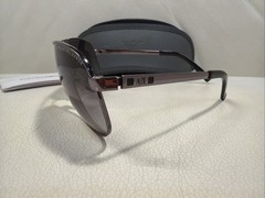 Armani Exchange AX 2006 Aviator Sunglasses Silver Frame SEE DETAILS!