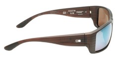 OTIS Coastin Slim Sunglasses in Matte Woodland/Polarized Mirror Green Glass 61mm