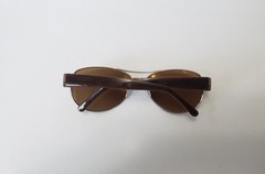 Kirkland Signature Men’s Aviator Sunglasses Tinted Brown Lens Brown Frame 135mm