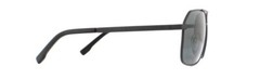 Bolle 12580 Navis Aviator Sunglasses, Matte Gunmetal, HD Polarized TNS Gray Lens