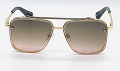 Men Designer Sunglasses Classic Green Tea Lens Gold Luxury 2022 Model New Style