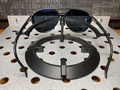 VTG RARE Maui Jim Aviator MJ193-2M Matte Black Japan Polarized Sunglasses 140mm
