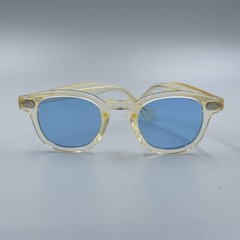 Brand Men classic blue sunglasses Women flesh glasses Johnny Depp blue glasses