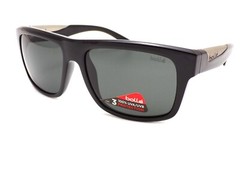 Bolle Clint Sunglasses Shiny Black with TNS Grey CAT.3 Lenses Unisex 11825