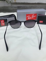 Ray Ban ERIKA Black METAL Frame Gradient Grey Sunglass RB3539-1