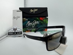 MAUI JIM RED SANDS MJ H432-2M MATTE BLACK HCL BRONZE POLARIZED SUNGLASSES NEW