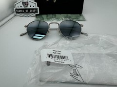 MAUI JIM NORTH STAR MJ 757-17M SILVER W/ NEUTRAL GREY POLARIZED ROUND SUNGLASSES