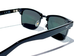 NEW Maui Jim KAWIKA Glossy Black POLARIZED Neutral Grey Lens Sunglass 257-17C