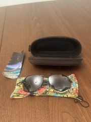 Maui Jim Kahuna Polarized Sunglasses Sport Gunmetal/Grey Aviator *READ*