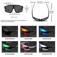 Polarized Sports Sunglasses UV400 Cycling Running Fishing Hiking Wraparound