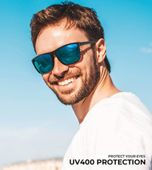 3 Packs Polarized Sunglasses for Men, Lightweight Sun Glasses with UV Protection