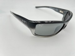 MAUI JIM Polarized Sunglasses MJ792 14C Barrier reef Black Fade Neutral Grey NIB