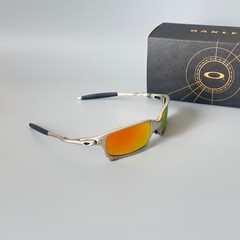 Oakley Juliet X-Metal Sunglasses Polished Silver w/ Fire Iridium Lens