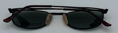 Perry Ellis Men Sunglass Matte Black Tortoise Oval Metal, Smoke Lens PE SG 1012