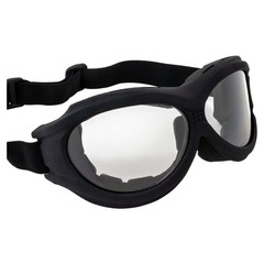 Padded Motorcycle Riding Goggles Over Glasses UV Protective Eyewear