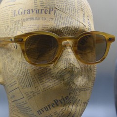 Brand Men Brown sunglasses brown glass lens glasses johnny depp blonde glasses