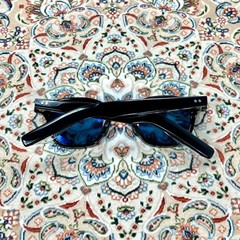 [A+, Size 44mm] Jacques Marie Mage Zephirin Titan Silver Sunglasses Black