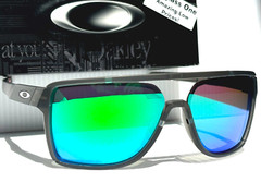 NEW Oakley CASTEL Matte Smoke Grey POLARIZED GALAXY Jade Lens Sunglass 9147