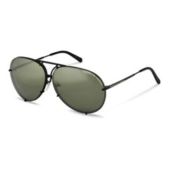 Porsche Design P8478 Iconic Sunglasses DO – Black/Olive mirrored + Extra Lenses