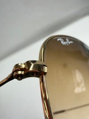 Ray Ban Cockpit Light Brown Gradient Aviator Unisex Sunglasses RB3362 001