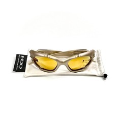 Oakley Plate Platinum 24K Gold Iridium Sunglasses NOS Vintage 2003 Rare
