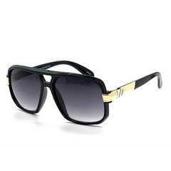Men Sunglasses Black Lens Designer Shades Fashion Classic Hip Hop Rapper Square