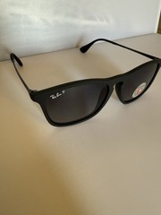 Ray-Ban Chris RB4187 Polarized 54-18 Sunglasses Matte Black Gradient POLARIZED