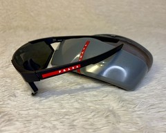 Large-size PRADA Eyewear sports sunglasses. 100% original