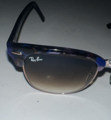 1 Unit New Ray-Ban Brown /Blue Tortoise Sunglasses 51021 , As Is