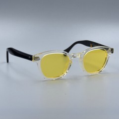 Vintage style yellow sunglasses Men yellow glasses Johnny Depp glasses UV400