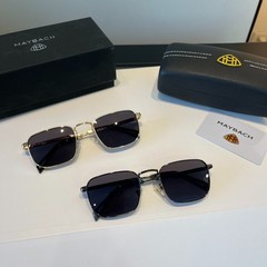MAYBACH MACH ONE Black Dark Gray 55口18-143 Luxury Sunglasses w/ Case