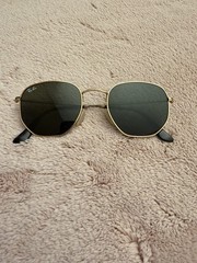 Ray-Ban Hexagonal Sunglasses Gold 51021