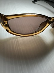 Gucci GG 2456/S E3K Clear Brown Sunglasses 55-16 120mm Italy