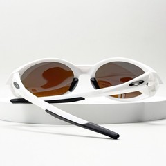 Oakley Eye Jacket Redux OO9438 White Frame Sapphire Iridium Sunglasses