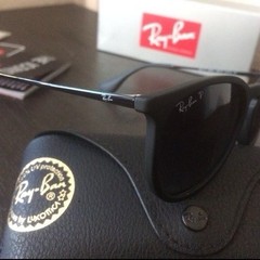 New Ray-Ban RB4171 Erika Black Matte 54mm Sunglasses