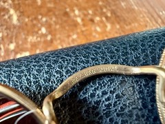 Ray-Ban Made In Italy RB3447 50/21 Gold Round Metal Mirror Pink Sunglasses 💕