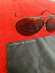 Porsche Designs P8478 Black Frame Interchangeable 66mm Lens Sunglasses