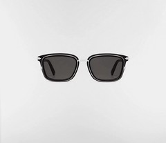 NEW Dior DiorBlackSuit S18U 13A0 Men’s Black Rectangle Sunglasses Gray 53-20-145