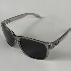 Oakley Holbrook XL Grey Smoke Clear Translucent Sunglasses Prizm Black Grey Lens